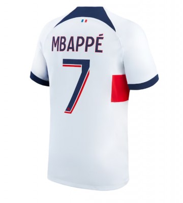Paris Saint-Germain Kylian Mbappe #7 Udebanetrøje 2023-24 Kort ærmer